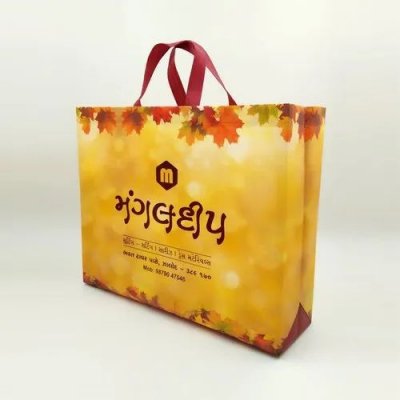 Elegant Nonwoven Laminated Box Bag 優(yōu)雅的無(wú)紡布層壓箱袋